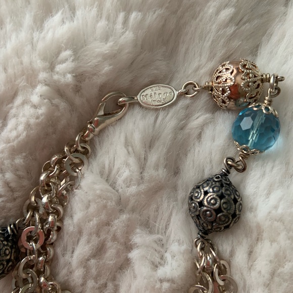 MILROS 925 Sterling silver chain Bracelet Italy - Picture 3 of 6